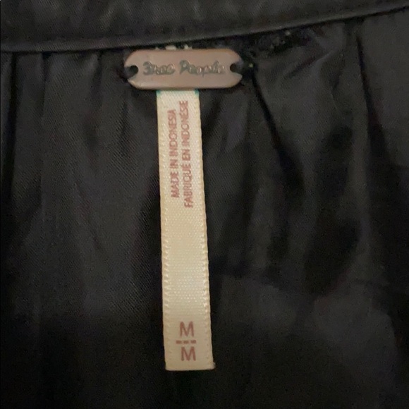 Free People black bomber jacket - Picture 5 of 6